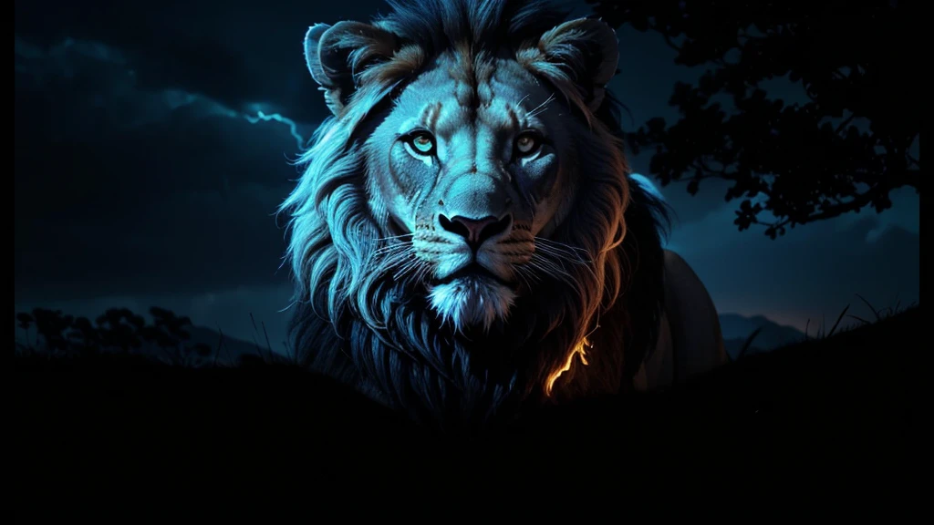 Lion, Divine Lion, Detailed Realistic Lion 16K, Golden Lion, Strong Lion, 16K realistic detailed, Luz solar realista 8K, Detailed realistic solar energy, Luz naturals realista detalhada, Solar Power Screws, ULTRAHD Photorealism, Ultra-realistic detailed colors, Texturas Detalhadas photorrealistics 16K, Contraste naturals 8K, Ultra Detalhado 8K, Nitidez 8K photorrealistic, golden light, black and gold, naturals, Linda, Rendering, photorrealistic, UltraHigh definition, 4K, detailed textures, thunder, detailed shadows, detailed colors, SUNSET, SUNSET, SUNSET, naturals Linda, Great Divine, SUNSET, detailed contrast, realistic contrast, high resolution, detailed colors, fire, villany, divine creature, 8K Realista Detalhado, 16K, 8K, High definition, detailed contrast, realistic contrast, high resolution, detailed colors, fire, villany, divine creature, 8K, realistic detailed, chic,