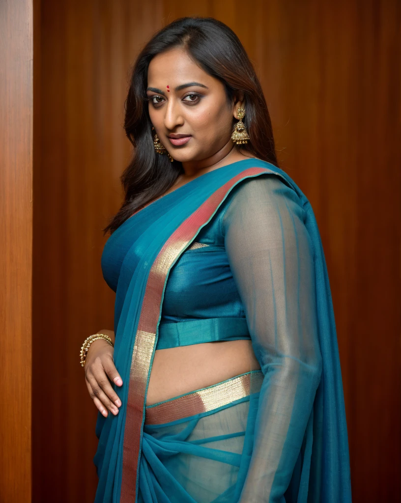 Foto RAW, photorealistic, photography, full body shot, 50 years old Woman, master shot, perfect eyes, goddess like beauty, pierced eyes, perfect thick chubby mallu Desi aunty bhabhi, Wearing a Stanapatta, a chest-band.Saree model, model Photography, Indian saree shoot, Indian traditional wear advertising photography, traditional wear brand shoot, face of Indian actress Sonakshi Sinha, masterpiece, realistic, realism, incredible details, pleasure, photorealism, detailed skin, skin pores, high contrast, photorealistic Artstation 8k HD digital art trend of high definition and detailed realistic skin texture, ultra detail, realistic skin texture, armature, best quality, ultra high definition, (photorealistic:1.4),, high resolution, detail, raw photo, sweat, Re sharp, by Lee Jefferies Nikon D850 Film Stock Photo 4 Kodak Portra 400 Camera F1.6 Lens Rich Color Ultra Real Realistic Realistic Textures Dramatic Lighting Unreal Engine Trending at Art Station Cinestill 800,(pele altamente detalhada: 1.2), 8k UHD, DSLR, soft-lighting, alta qualidade, grain of film, Fujifilm XT3,she didn't like to wear blouse or bra, she is happy to wear only saree, she hates blouse or bra, detailed hairy armpits, hyper realistic skin, skin pores, sweat, veins, short hairs on armpit, stubble armpits, hyper realistic hairy armpits,