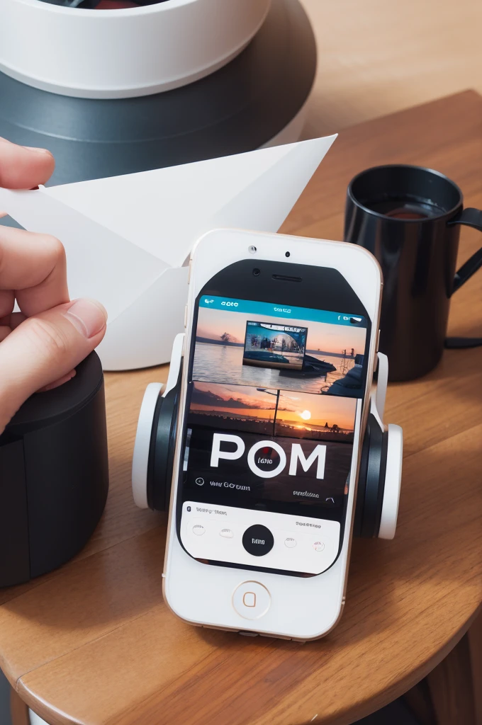 Make a logo for Instagram with pod cast letters