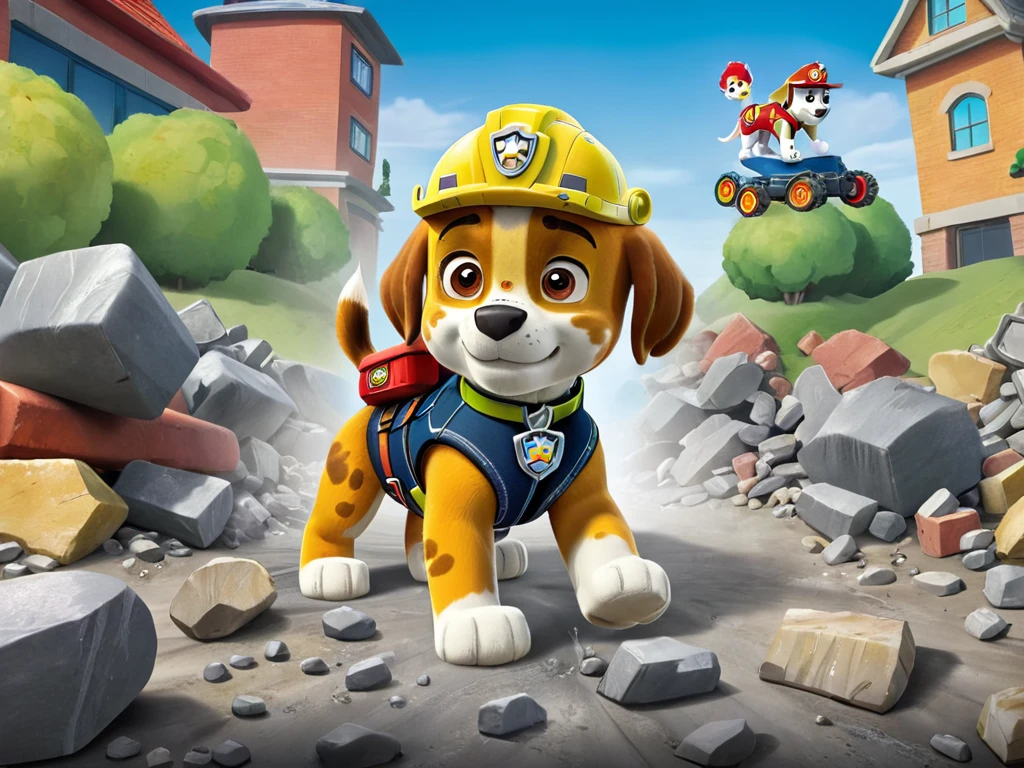 Rubble, paw patrol