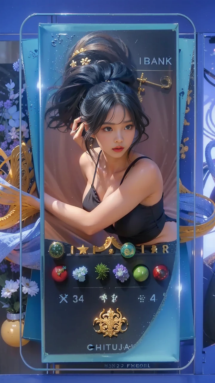 a beautiful 25 year old woman, detailed facial features, porcelain skin, delicate and feminine facial structure, serene expression, long wavy hair, intricate hairstyle, elegant dress, soft lighting, detailed background, photorealistic, high quality, masterpiece