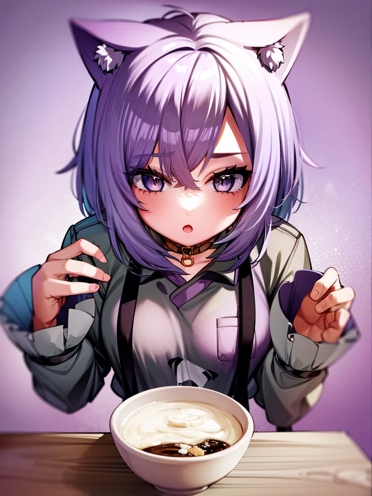 Cat and small porridge