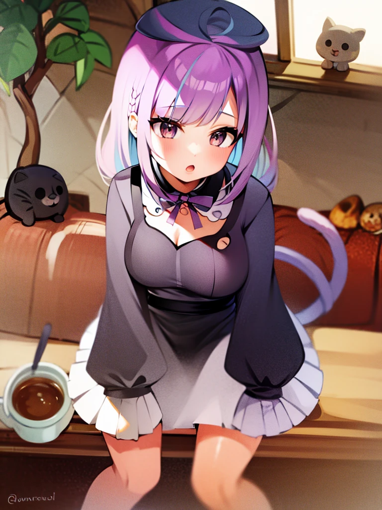Cat and small porridge