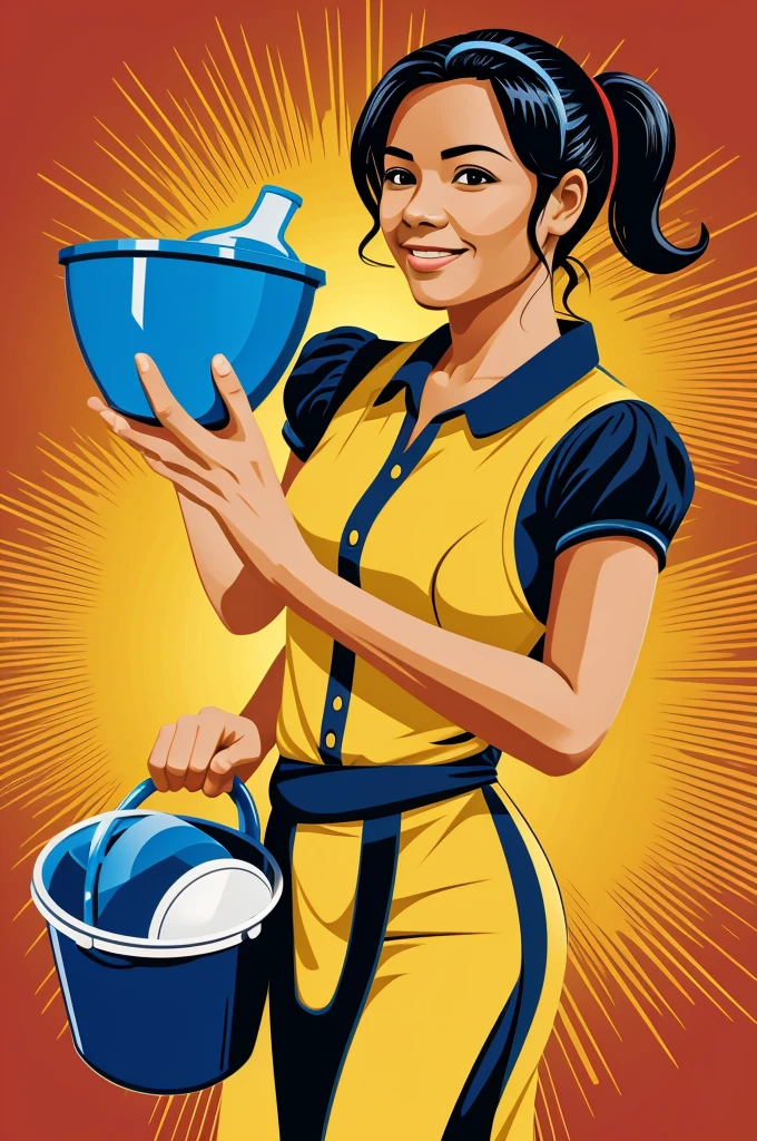 Generate vector of a domestic worker