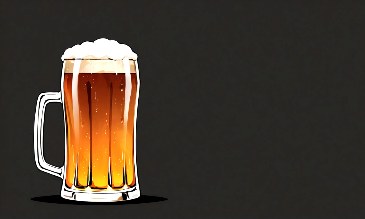 1 beer cup,one beer,solo object,simple backgrpund,black background,vector