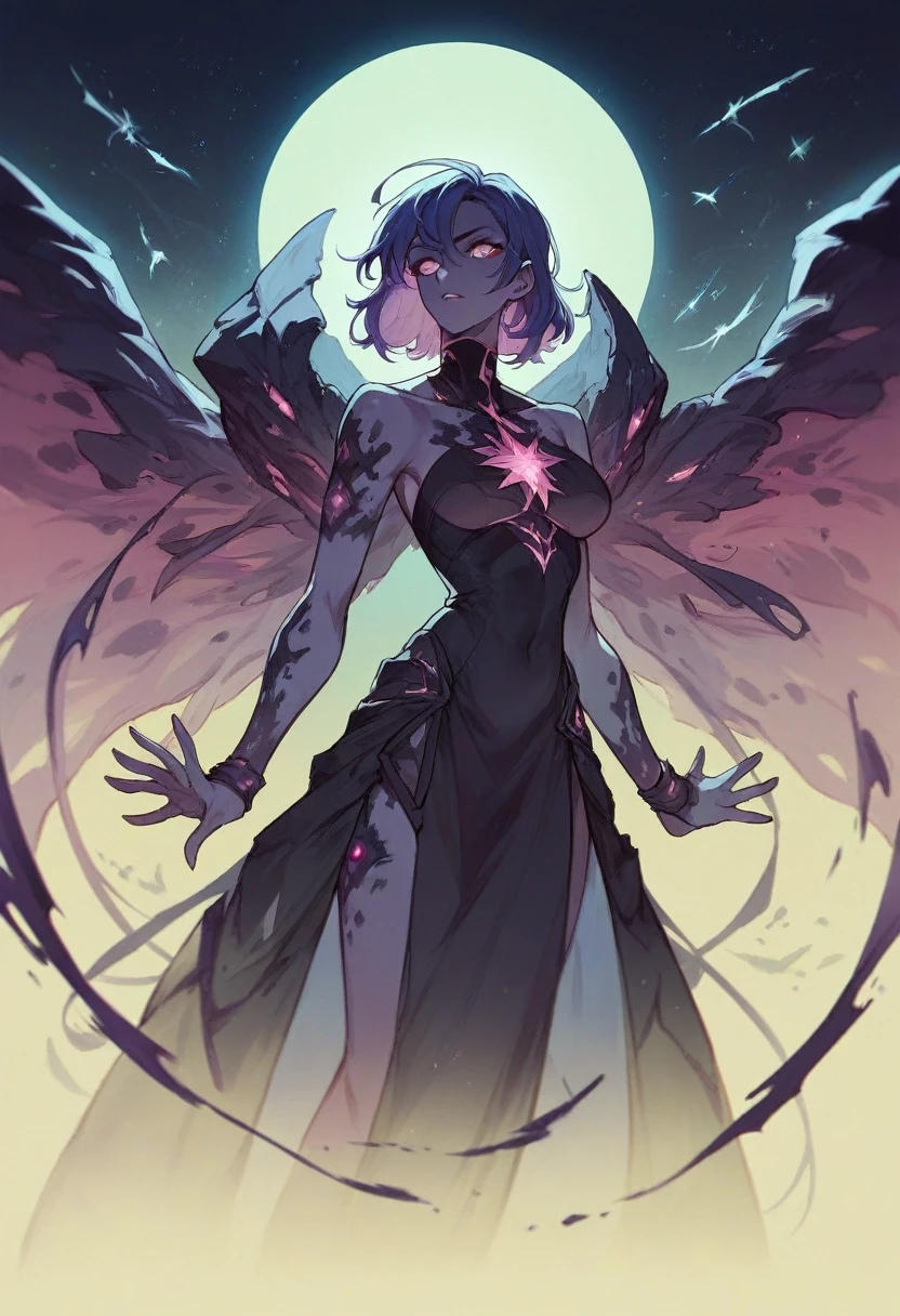 Cosmic fallen angel