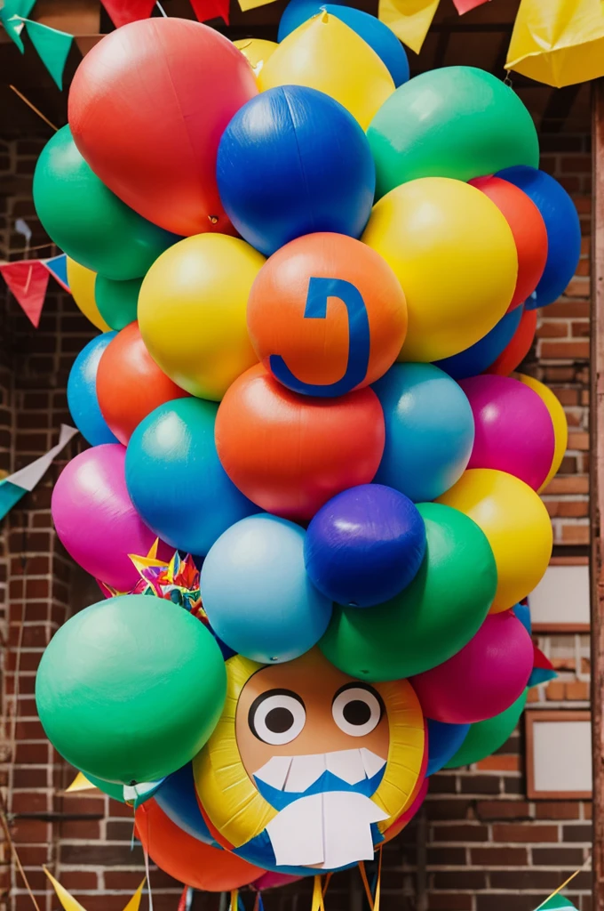Pinatas logo with the name of Isa