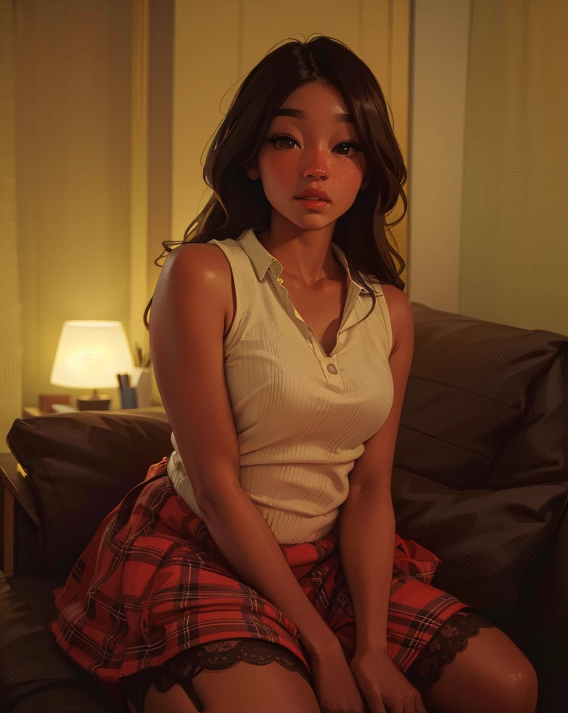 ((Best Quality, 8K, Masterpiece: 1.3)), Pretty, young woman, smooth skin