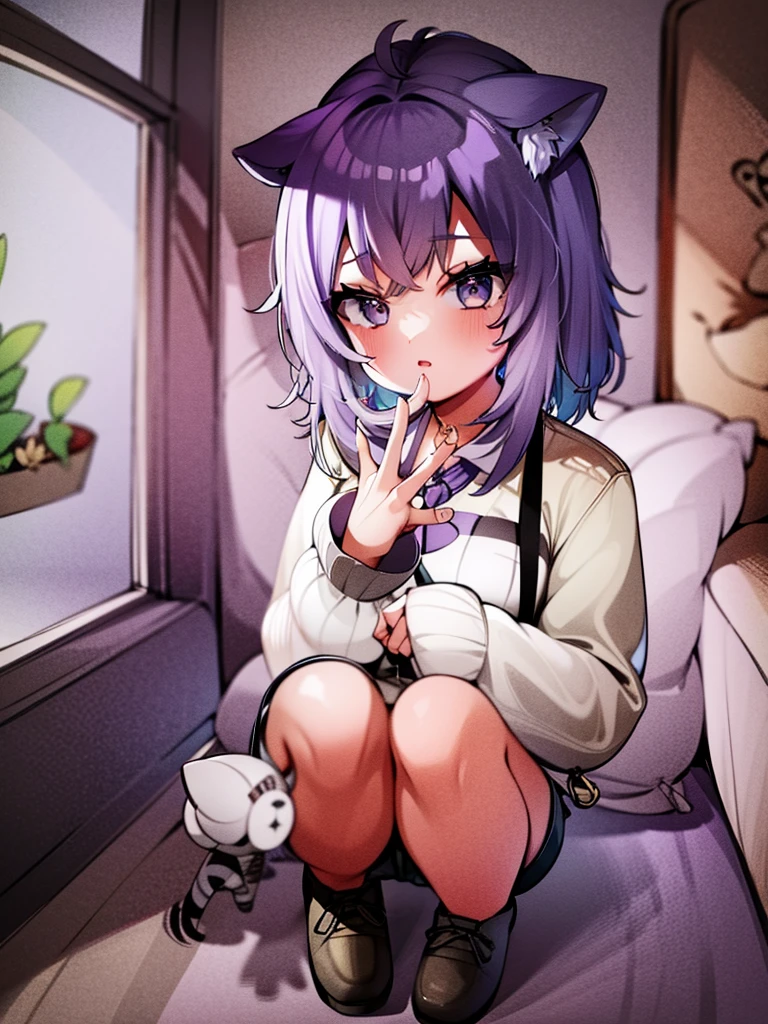 Cat and small porridge