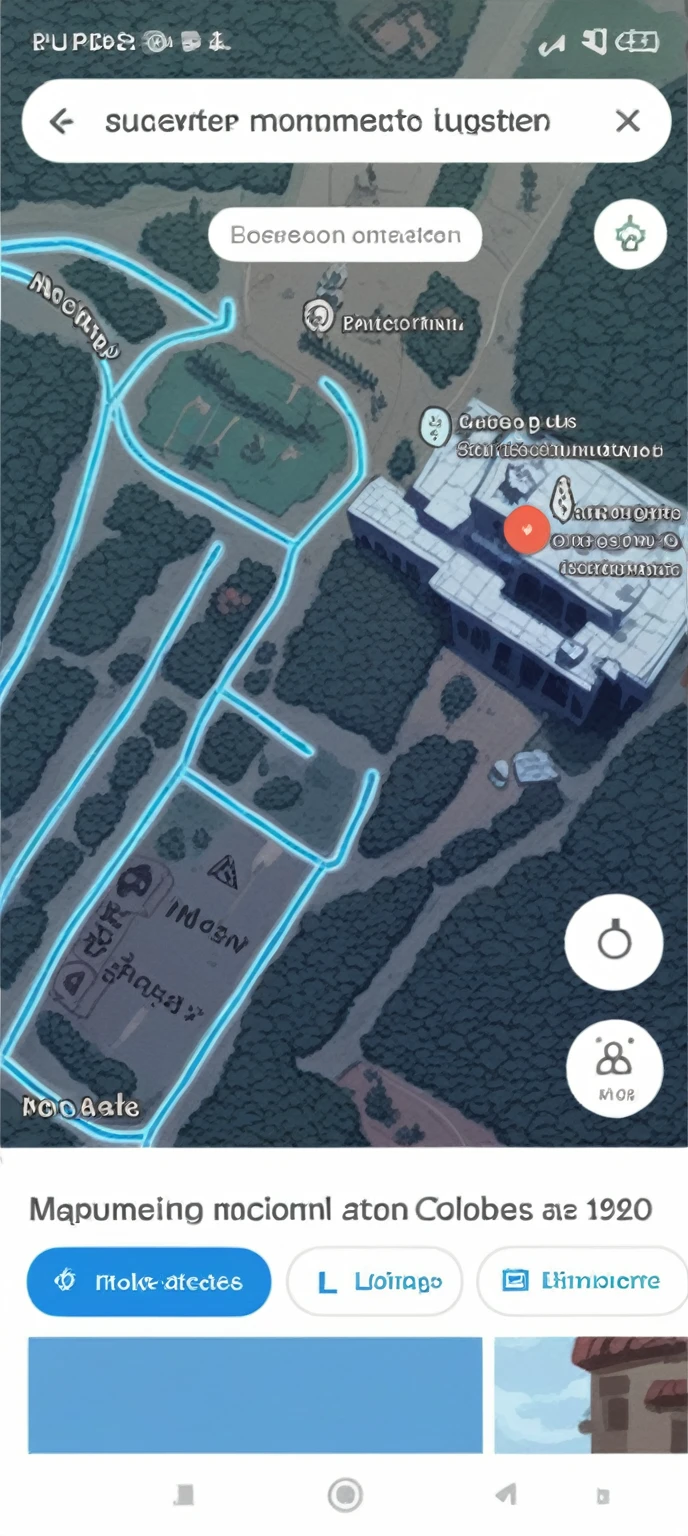 Make a more detailed map of the streets and the site