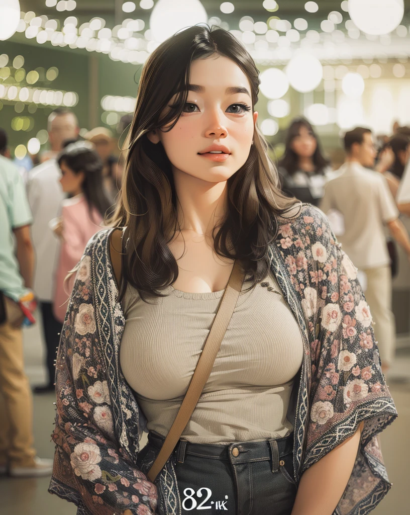 ((Best Quality, 8K, Masterpiece: 1.3)), Pretty, young woman, smooth skin