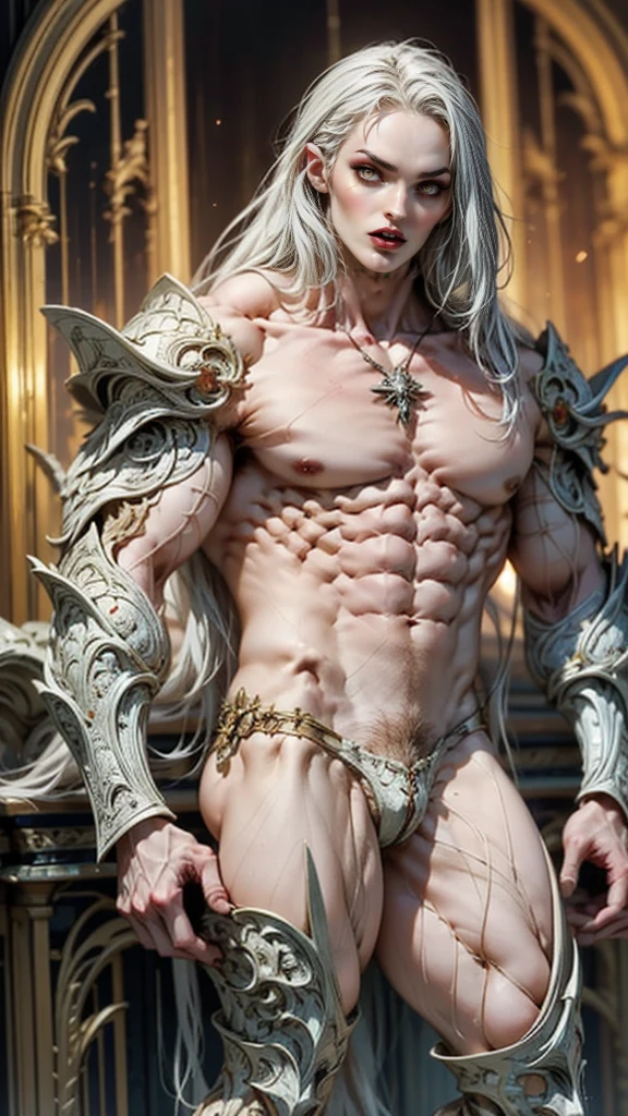 (megan fox:1.25), (muscular:1.5), (full body view:1.25), (masterpiece:1.1), (best quality:1.1), (ornate:1.1), (red and black armor:1.26), (horror:1.0), (esoteric:1.1), (solo:1.4), (dynamic angle:1.0), (cowboy shot:1.0), (woman:1.1),(very muscular bodybuilder girl:1.25), (huge upper body:1.25), (narrow hips:1.0), long hair, (gothic intricate vampiric armor:1.25), (gauntlets:1.0), (shoulder armor:1.1), ((tarot style frame:1.25)), (glowing red eyes:1.25), (huge muscular arms:1.5,), (10-pack abs:1.4), (lots of veins:1.25), thin legs, Realistic, Very detailed face and eyes, masterpiece, (beautiful girl face:1.25)