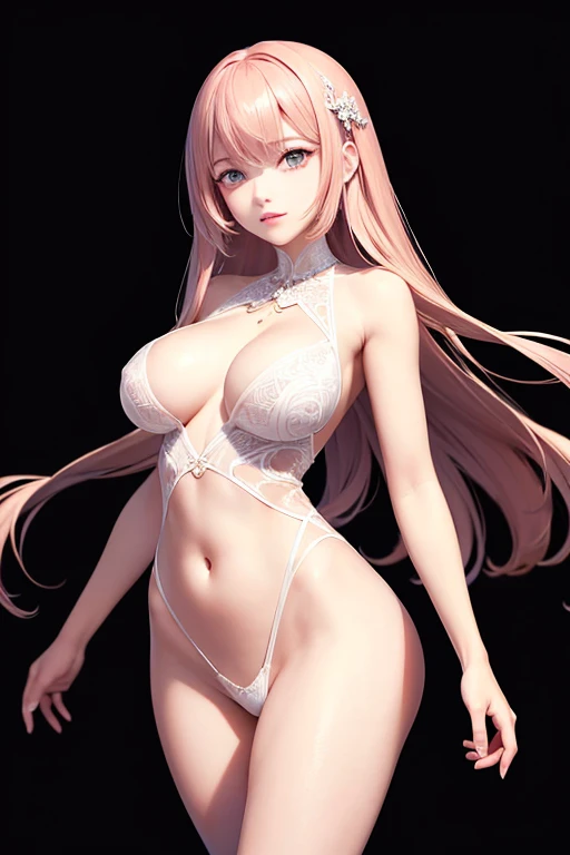 ((highest quallity)), ((work of art)), (super verbose:1.4),(32 thousand images),(ultra high detailed breasts),Best Anime,sharpening,The best wallpapers,Phenomenal representation,golden ratio, Wind Manipulation:1.5,light manipulation,(Perfect anatomy without destruction),(Beautiful accurate and detailed eyes,glare eyes),(shiny hair:1.1,),(her face looks delicate and beautiful. her skin looks delicate and beautiful.),(no expression:1.2),Fine body,slim tummy, pink hair, tassel braids、Waist slender,へそ,The detailed breasts, detailed breasts, ((pointed nipples))、The bright white costume is divine々nya,gemstone),fullmoon:1.1, Backgrounds with depth:1.3,hair ornamen,Starry sky, ((yo'I'm taking a photo from the front)), Describe a scene where a female vampire from the Tremere clan, with aristocratic features and mesmerizing eyes, is to seduce someone in a dark and mysterious environment. She is dressed in elegant clothes and displays an aura of power and mystery.... Your gaze is penetrating and seductive, as she uses her manipulation skills to lure the victim closer, involving her in a dangerous game of desire and fascination. The atmosphere around you is charged with tension and excitement., with shadows dancing around, further enhancing the atmosphere of seduction and mystery, wearing red lingerie, nsfw, high heel boots