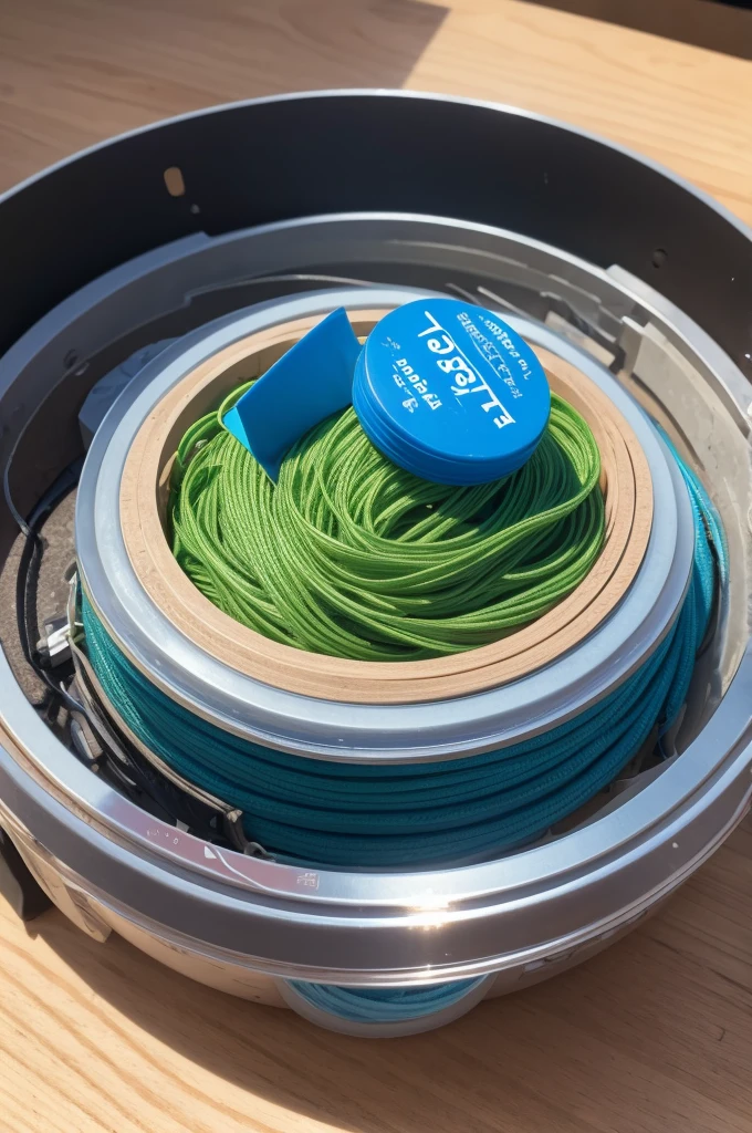 Create a clear fiber cap