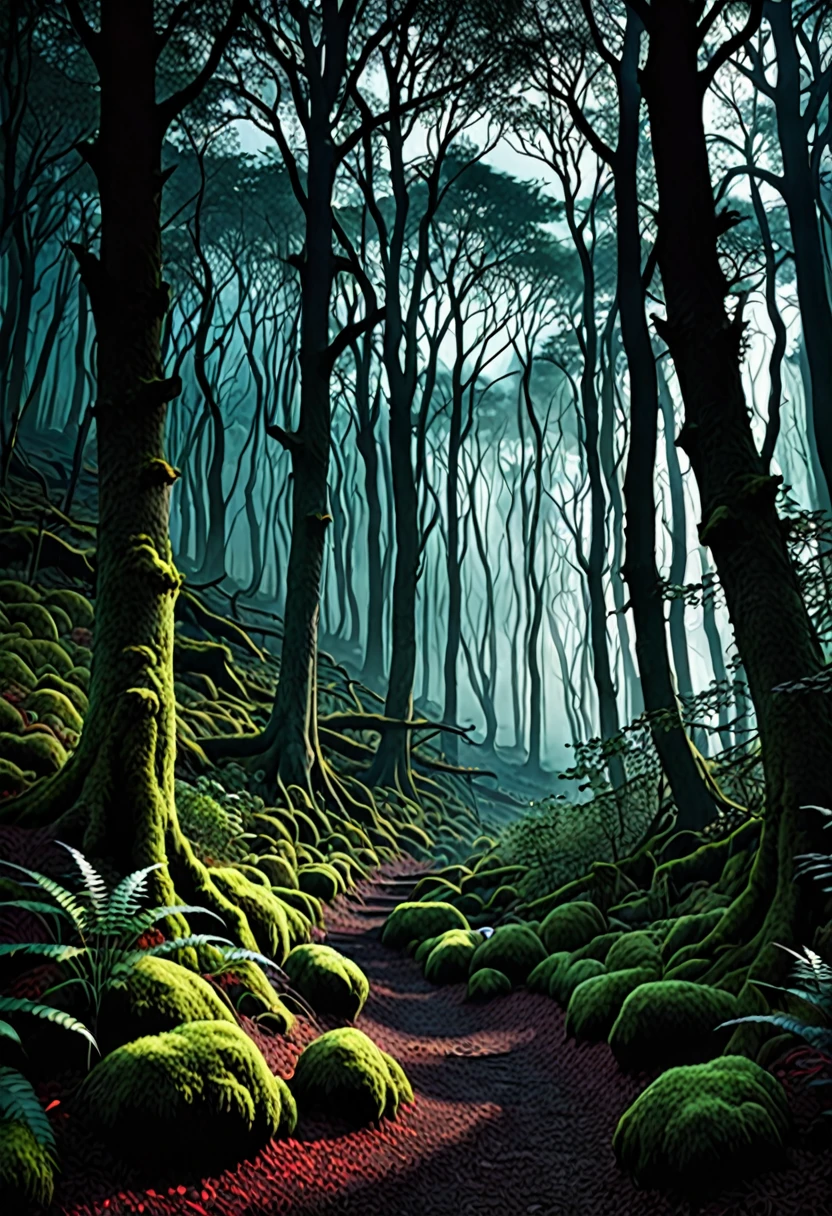 dark fantasy forest