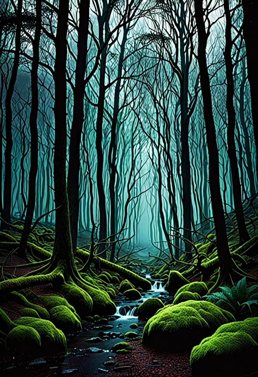 dark fantasy forest
