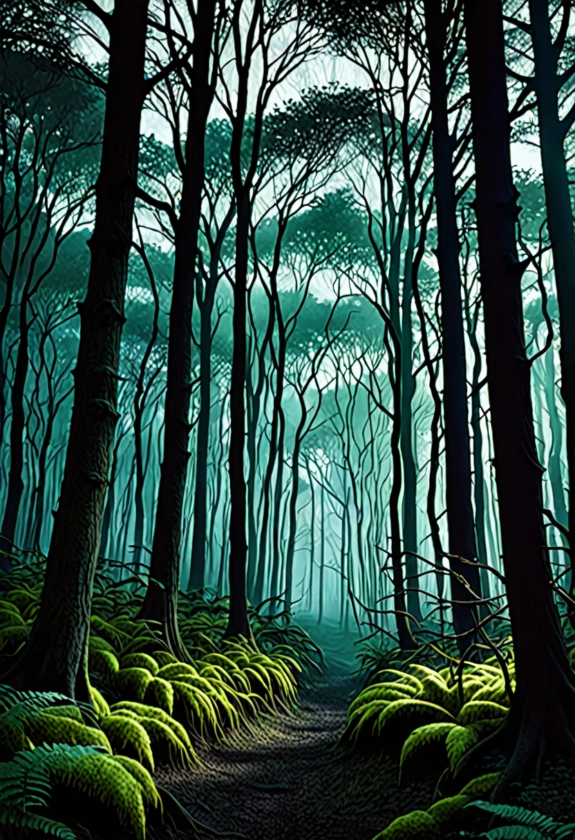 dark fantasy forest