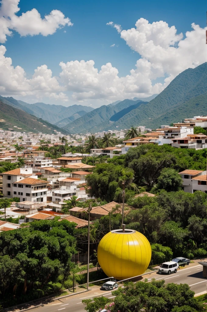 I need a striking and simple image to use as a profile photo for a Venezuelan radio program called Lo Nuestro es lo mejor original that reflects our culture, music, gastronomy and tourism.
