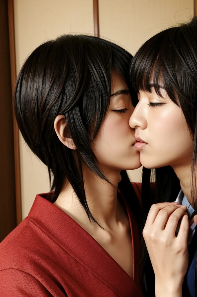 Japanese BL kissing