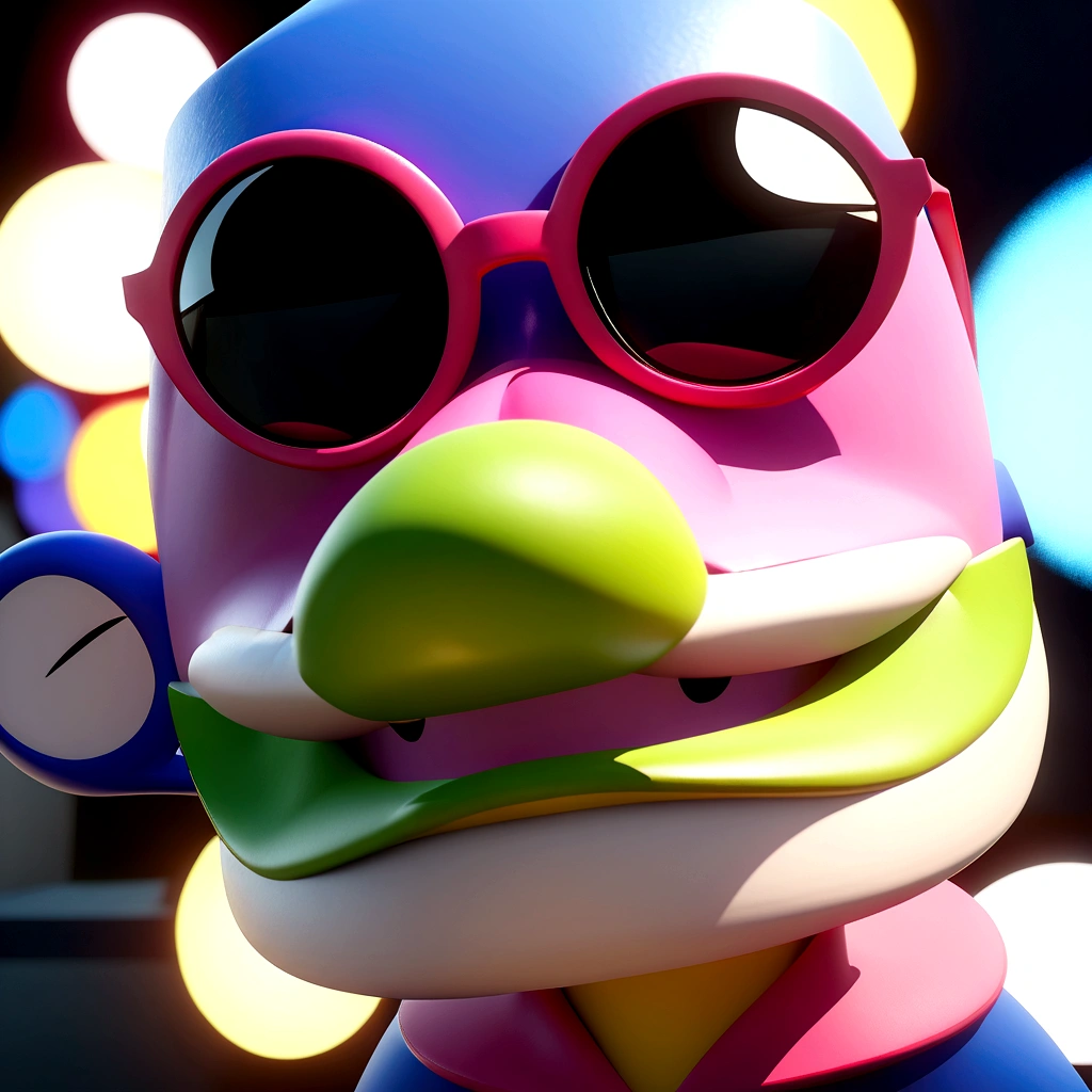 Cartoon character of a man in sunglasses and blue shirt, animation character, stylized character, animation style rendering, 3d stylized, Arnold Maya rendering, Stylized 3D rendering, toon render screenshot, 3d character, 3d character, Stylized 3D rendering, 3D character rendering, cartoon character, Personagem de close up, character posing,  (Pixar-style) (master part:1.2) (bokeh) (best qualityer) (skin detailed) (detailed texture) (8K) (Argilla) (cinematic lighting) (sharp focus