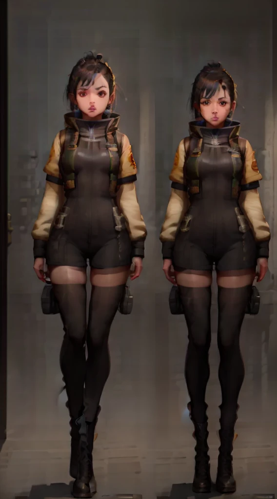 (Best Quality, 4k, Masterpiece :1.3), 1 girl, (vaporpunk), scenery, vaporpunk room engine, repairing engine, gears, teeth, vapor, Boots, mono, safety glasses, dirty face, standing, machinery, oil on the floor, dirty floor, Character focus, (golden hour lighting), ray tracing, Super realistic 8K ULTRA HD HDR photographic cinematic image, magic photography, super detailed, (ultra detailed), (Superior quality, Best Quality, super high quality image, Masterpiece), standard lens,  dramatic lighting, 8k, UHD, intricate detail, (grateeth), integral kinematics, showy, Clave visual, Very detailed, detailed extreme, Hyper realistic, (fondo Very detailed, detailed landscape), delicate details, RAW image, DSLR, 
