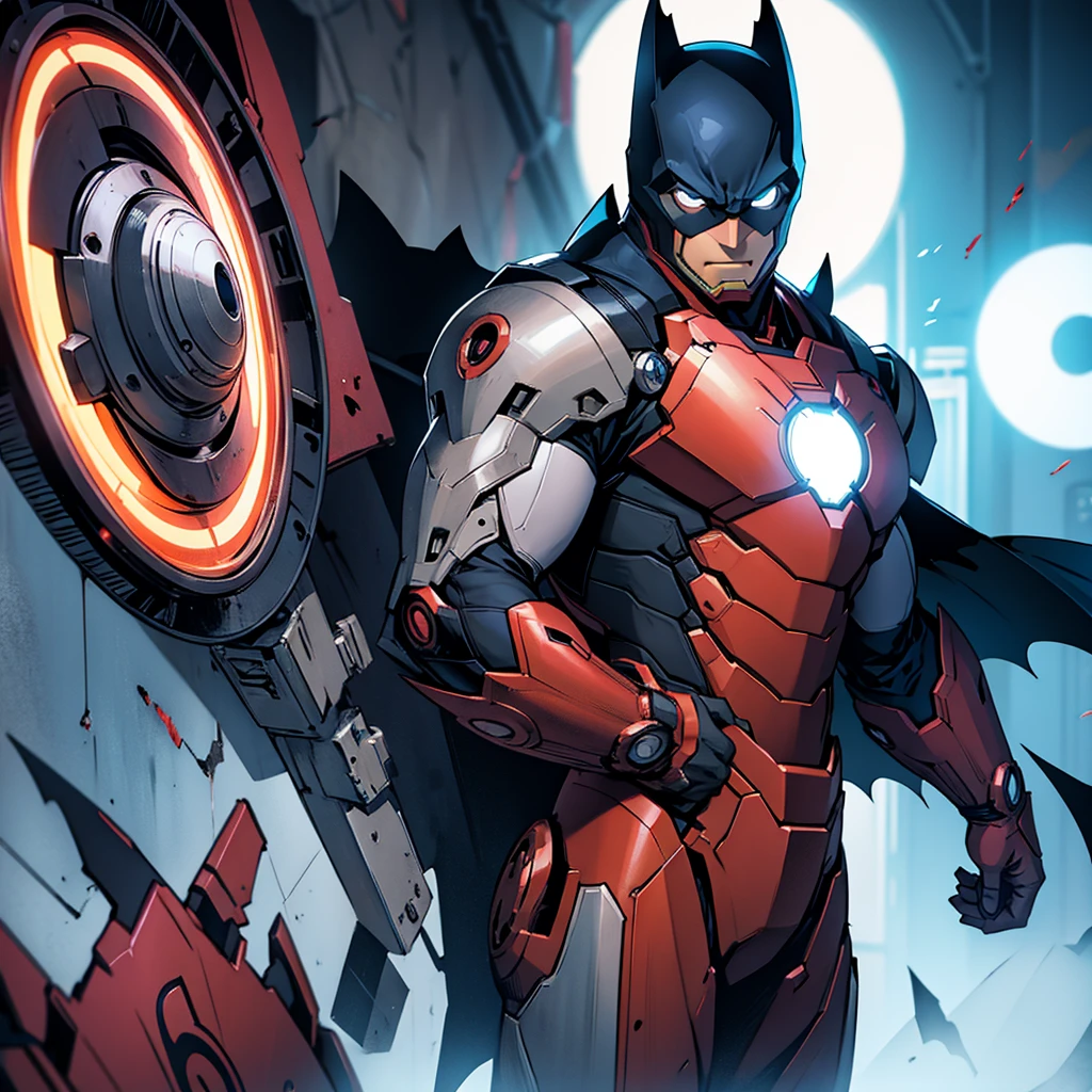 Dc anime
Style batman in ironman armor