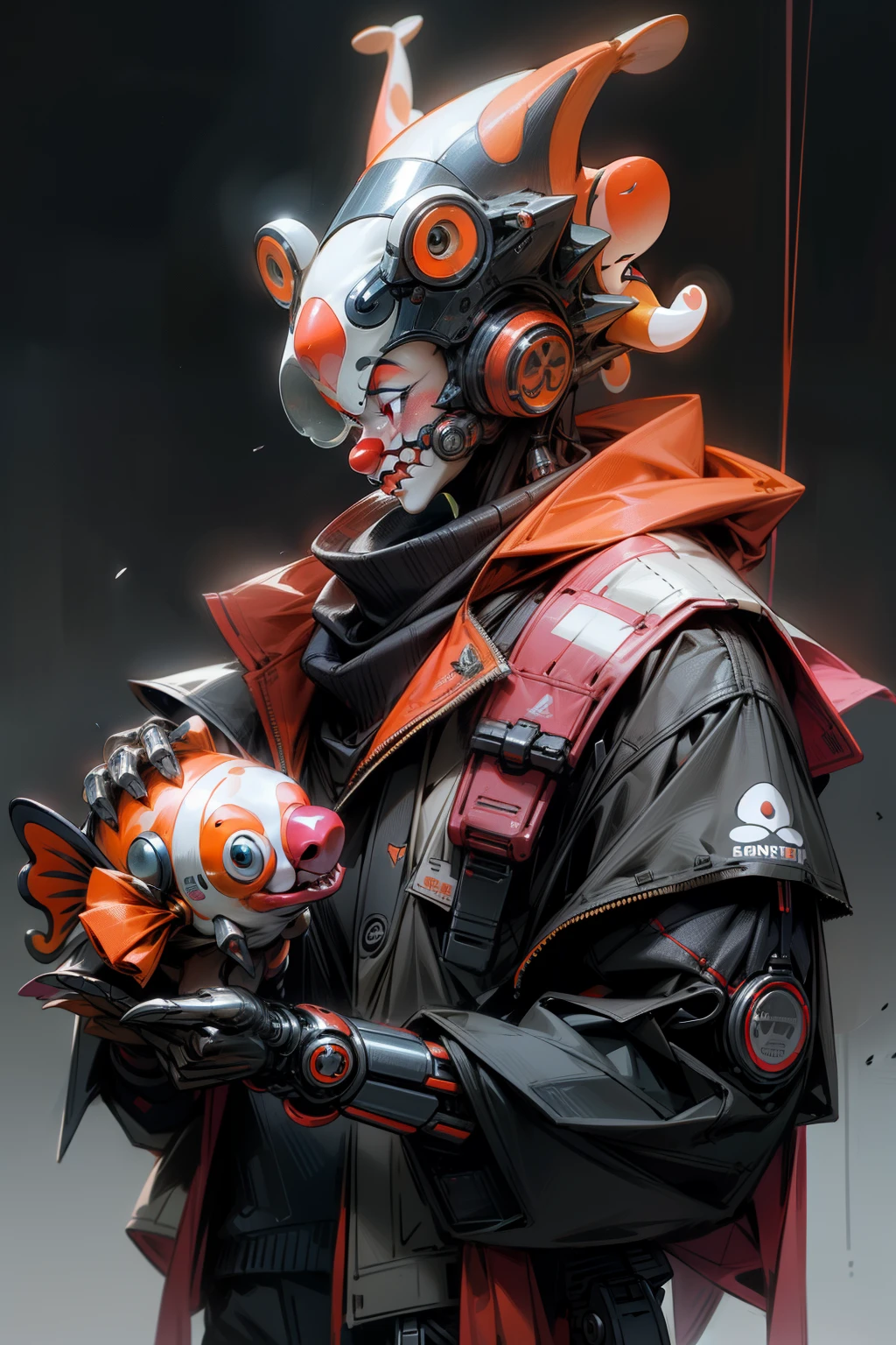 Dark_Fantasy, Cyberpunk, (clown hat, Clownfish:1.1), 1 Entity, Humorous Robotic Creature, Digital Carnival Leader, Robo-Jester Penguin,
Dark_Fantasy, Cyberpunk, (clown hat, Clownfish:1.1), 1 Entity, Humorous Robotic Creature, Digital Carnival Leader, Robo-Jester Penguin,
Dark_Fantasy, Cyberpunk, (clown hat, Clownfish:1.1), 1 Entity, Humorous Robotic Creature, Digital Carnival Leader, Robo-Jester Penguin,
