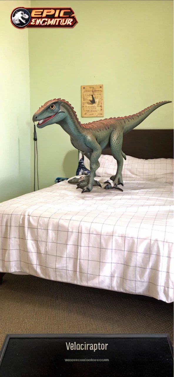 (((solo))),  ((((((feral dinosaur, canine pussy, anus, dinosaur tail, raised tail, leaning on bed)))))), (((((butt focus, bedroom))))), masterpiece, high details, high quality, best quality, highres, HD