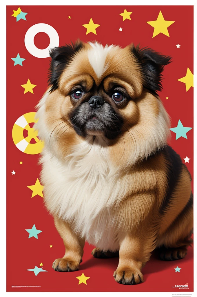 Disney Pixar poster with the name Pekingese dog candy