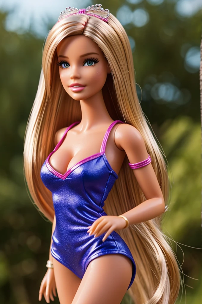 Real live barbie as a hero