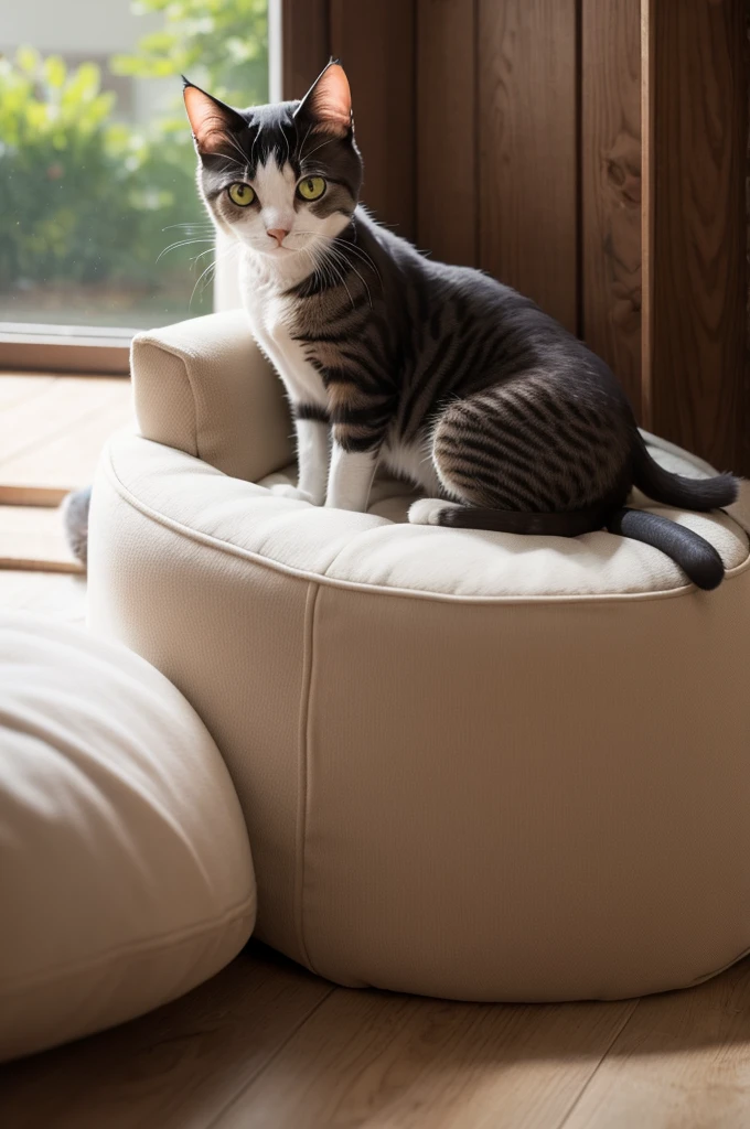 one cat