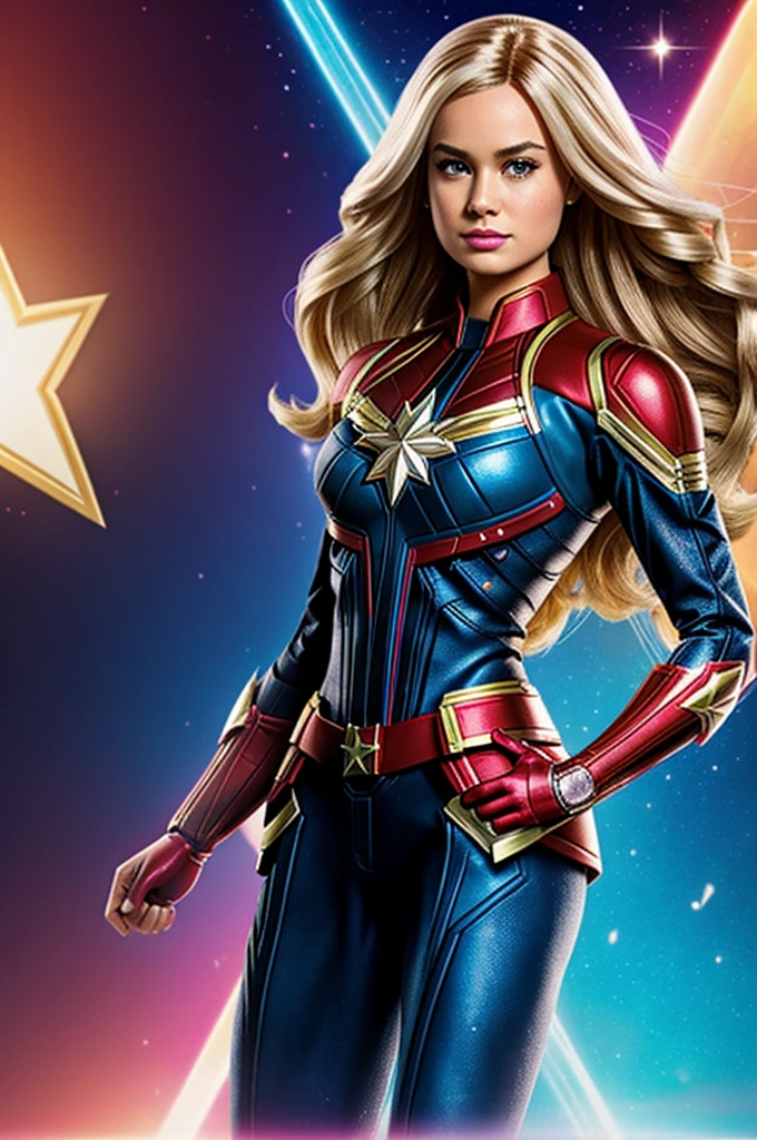 Mix between barbie and captain marvel