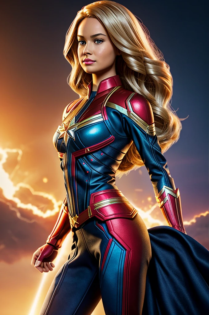 Mix between barbie and captain marvel