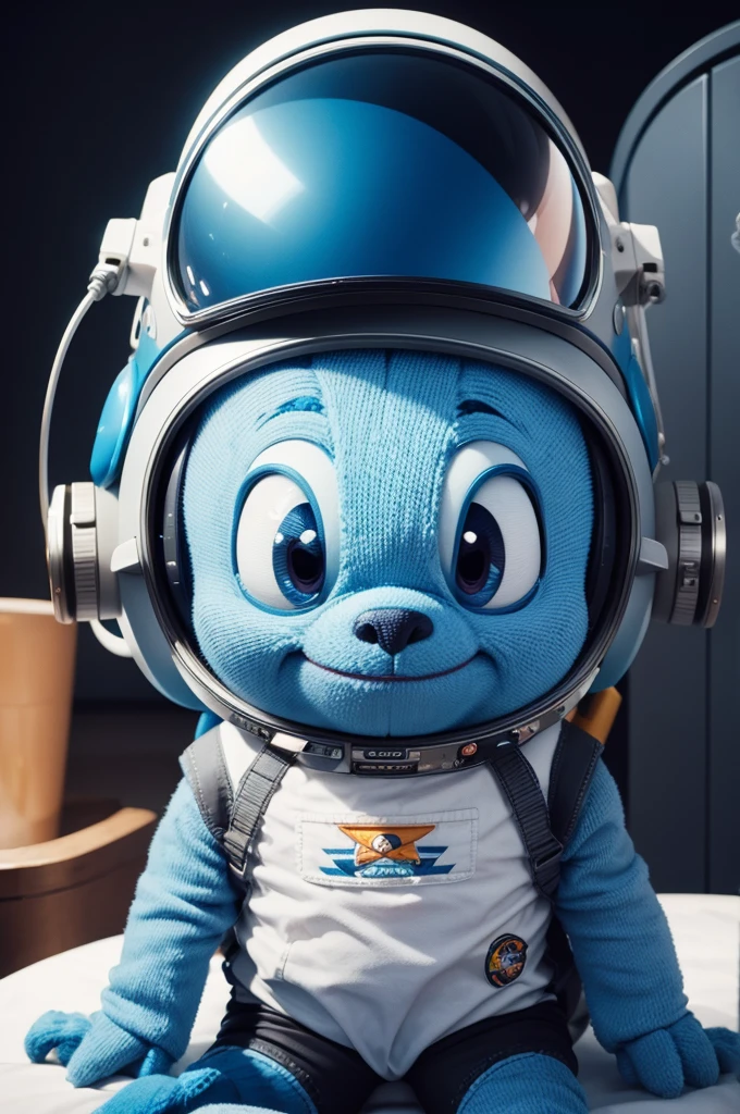 What Stitch would look like if he had an astronaut helmet
