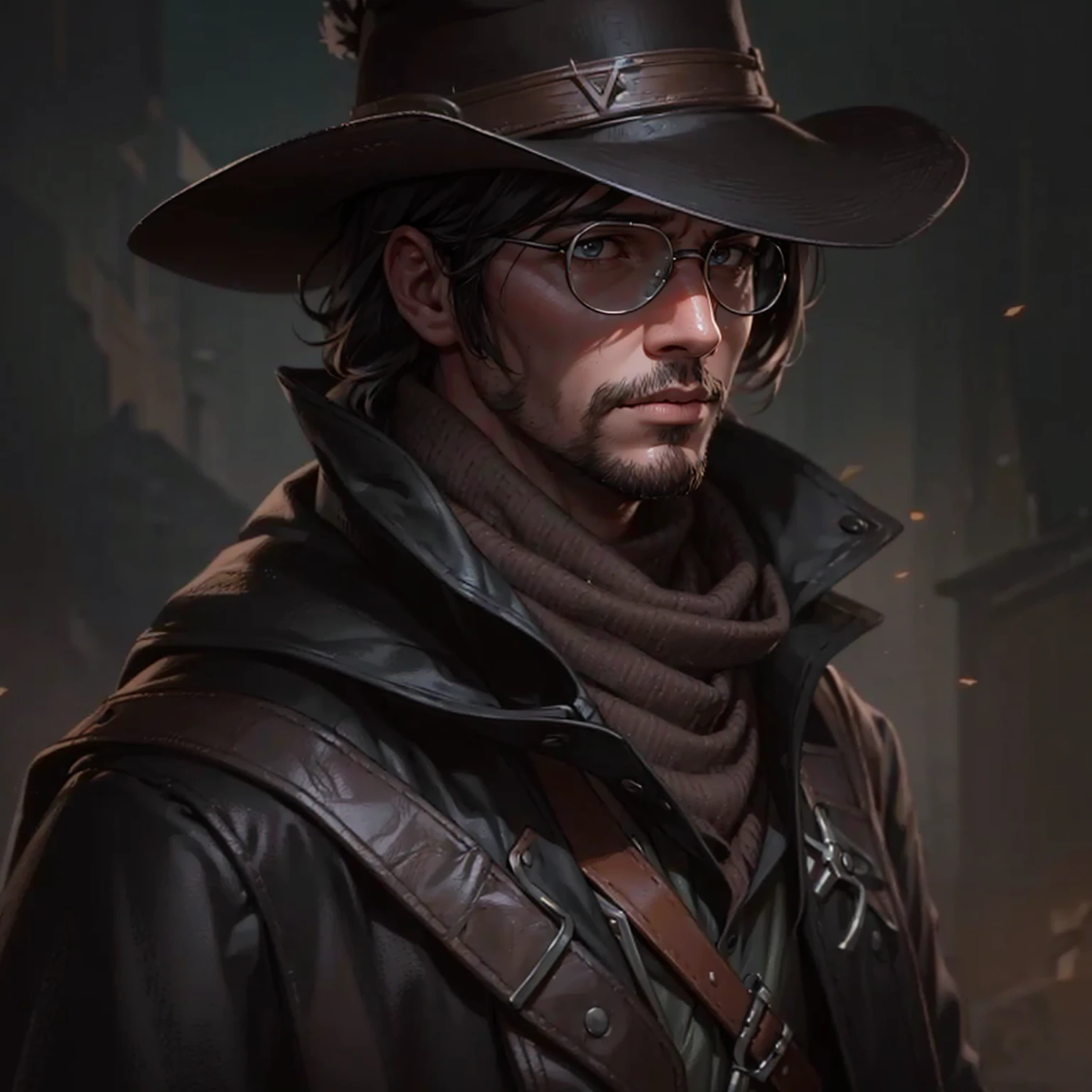 Using as a reference the main trends of Artstation and DeviantArt in digital ART, fancy, portraite. Use as a reference John Marston from Red Dead Redemption 2.
