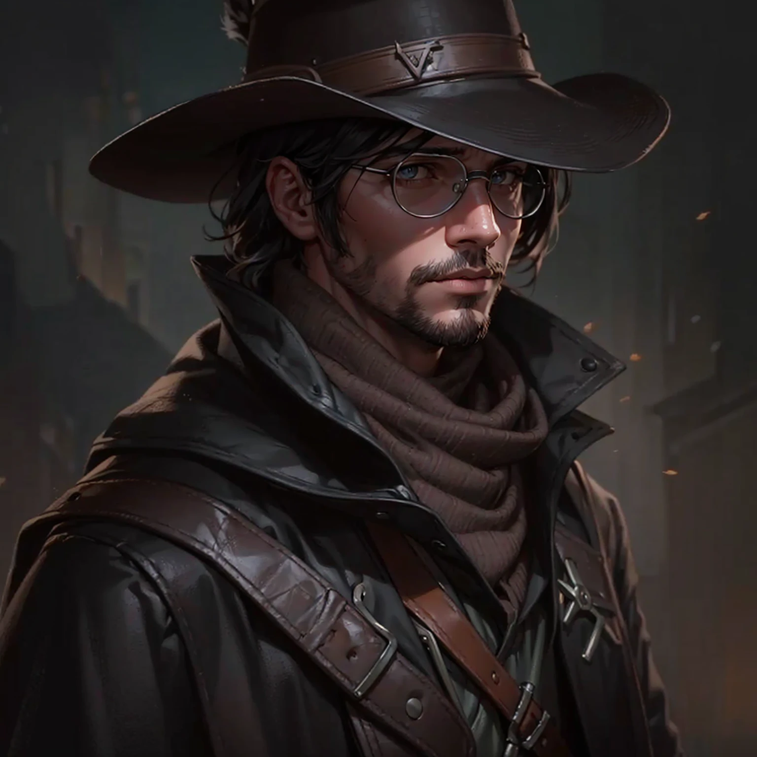 Using as a reference the main trends of Artstation and DeviantArt in digital ART, fancy, portraite. Use as a reference John Marston from Red Dead Redemption 2.
