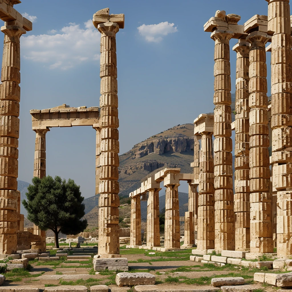 Ancient greek paysage