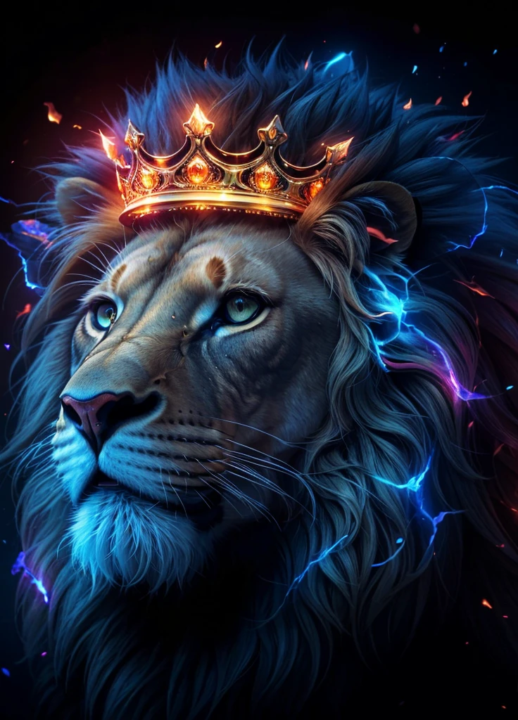 Lion, Divine Lion, Detailed Realistic lion 16K, Golden lion, Strong lion, 16K realistic detailed, Luz solar realista 8K, Detailed realistic solar energy, Divine Power Realism, 16K Photorealistic Gold Crown, King, heavenly, 4K PhotoRealism, Strong Lion, Luz naturals realista detalhada, Solar Power Screws, ULTRAHD Photorealism, Ultra-realistic detailed colors, Texturas Detalhadas photorrealistics 16K, Contraste naturals 8K, Ultra Detalhado 8K, Nitidez 8K photorrealistic, golden light, black and gold, naturals, Linda, Rendering, photorrealistic, UltraHigh definition, 4K, detailed textures, thunder, detailed shadows, detailed colors, SUNSET, SUNSET, SUNSET, naturals Linda, Great Divine, Photorealistic Detailed Contrast, realistic contrast, high resolution 16K, Detailed Colors Photorealism, fire, villany, divine creature, 8K Realista Detalhado, 16K, 8K, High definition, detailed contrast, realistic contrast, high resolution, detailed colors, fire, villany, divine creature, 8K Detailed Realistic, realistic detailed, posh,