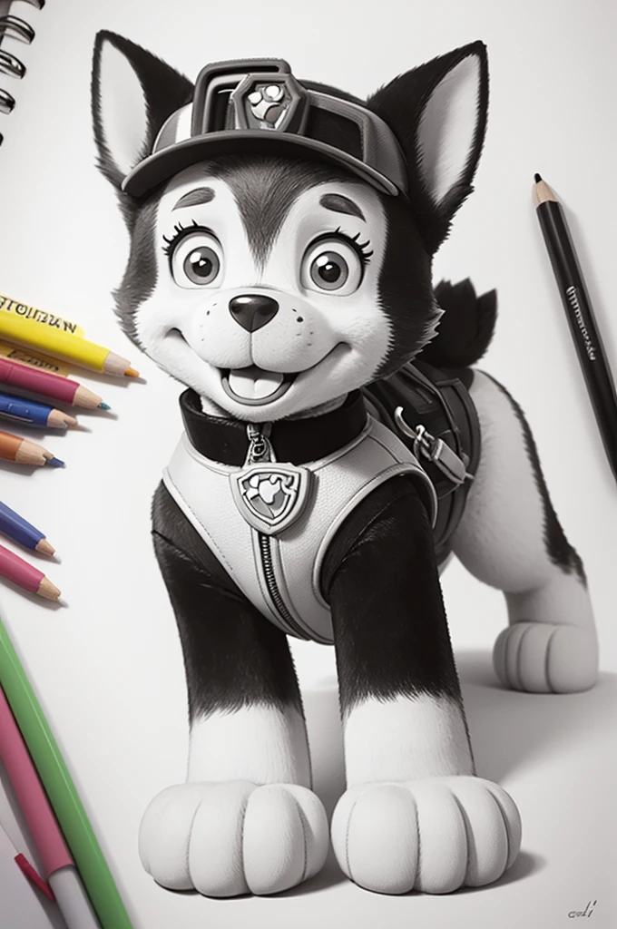 Paw patrol drawing