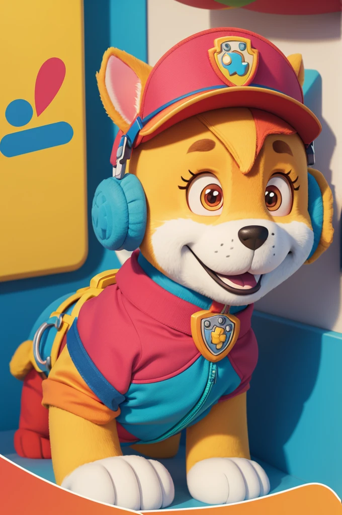 Musical Colorful Paw Patrol Drawing