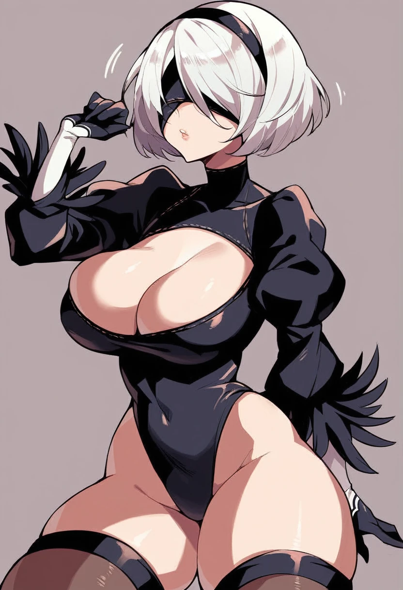 score_9_up, score_8_up, score_7_up, yorha no. 2 type b, cute face, , wide hips
BREAK