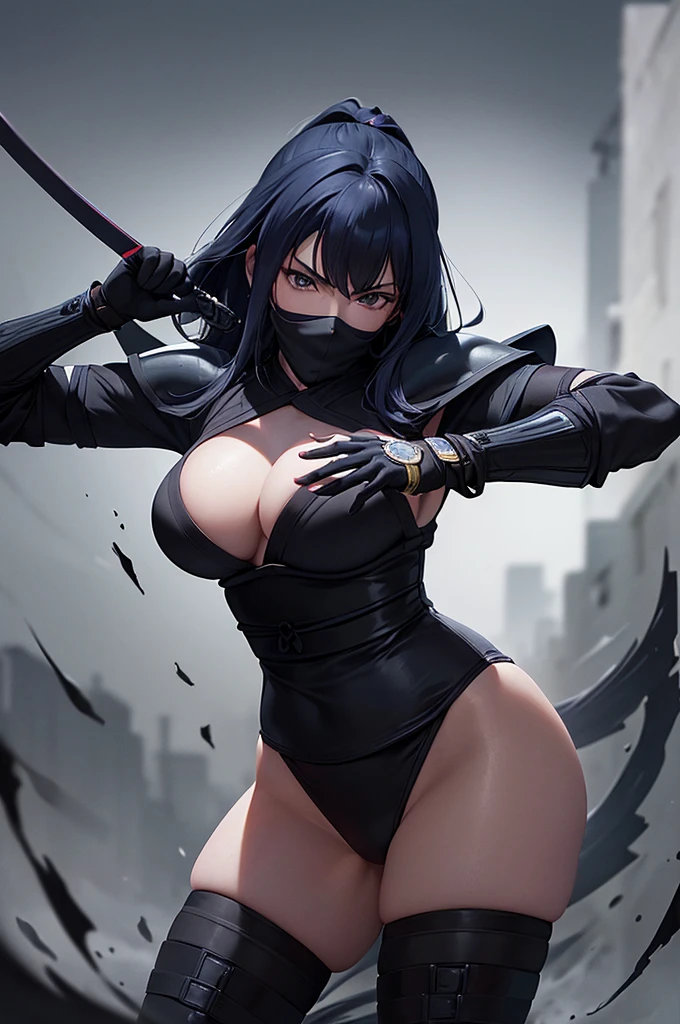 (Finest quality)),(超A high resolution),(ultra-detailliert),(Meticulous portrayal),((Best Anime)),(Finest works of art),sharpnes,Clair,Ultra-Precision Art,The art of astounding depiction, (Female Ninja in the Dark:1.3),