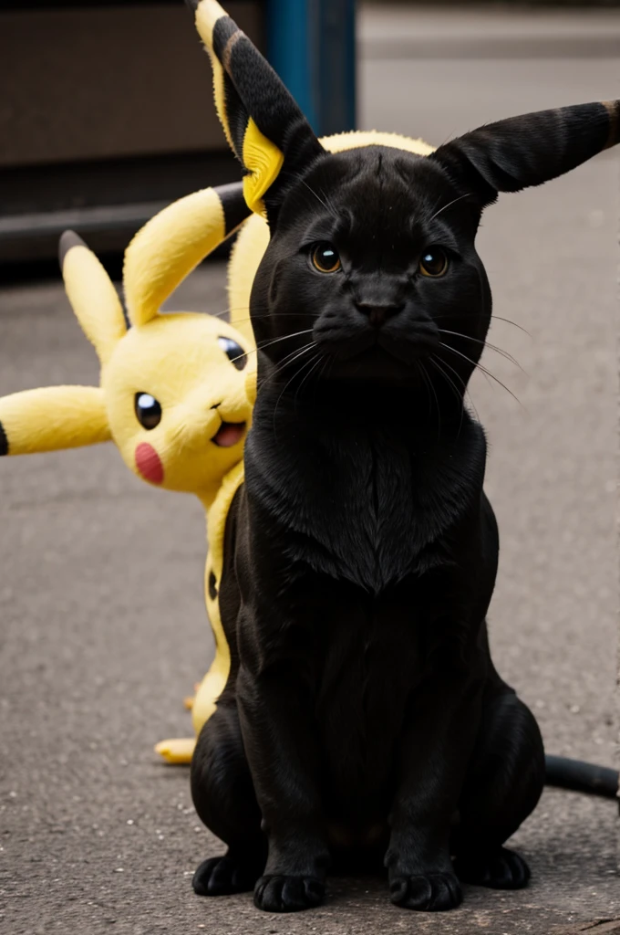 Un pikachu negro