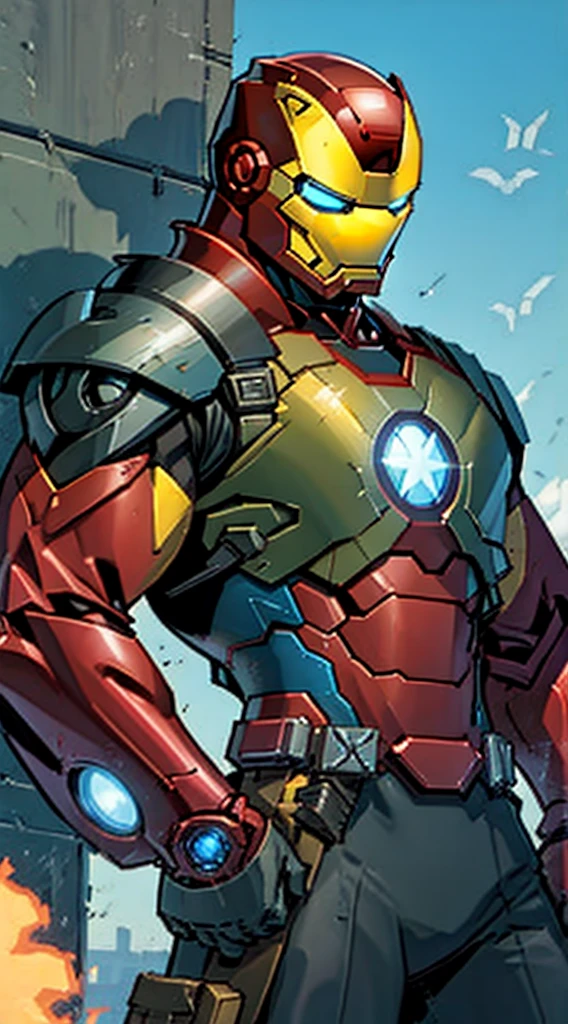 Armored hero Iron Man type , kamen rider