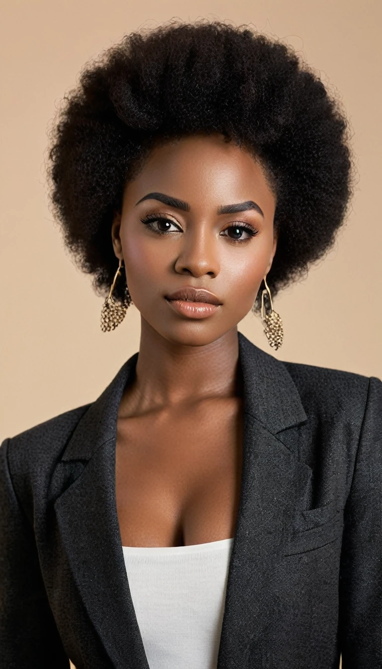 1fille, épiCRéalisme, image cinématographique, (((traits du visage frappants))), Charmante femme afro-américaine, (((femme noire))), (((Visage neutre))), (((cheveux coupés))), (((peau un peut pale))), (((busty femme noires))), (((fille boxum))), (((gros pressés ensemble))), (((coiffure professionnel))), Se maquiller, (((portant un blazer))), (((tenue professionnel))),(((porter une jupe crayon))), (((Boucles d'oreilles Tao Splash or))), (((se concentrer sur la partie haut du corps))),(((assise sur un beau bureau avec une belle decore en arriere plan))), bonne balance des blancs, (deux sources de lumière cinématographique dans des directions opposées), (deux sources de lumière volumétriques dans des directions opposées), (ombrage naturel), (((dans une espace ayant une belle decore ressanblant a un bureau))), (((photo en noir et blanc avec seulement la sphère rouge en couleur))), tourné avec un Hasselblad X2D 100C, objectif 80 mm, profondeur de champ, bokeh, grain de film, Couleur vive, Poses féminines, portrait féminin expressif, (((photo de tout le corps)))