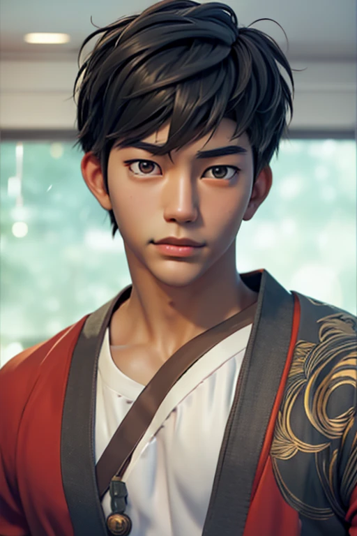 8K,High HD,higher rselutionHigh quality very anime semi realism japanese guy bishounen