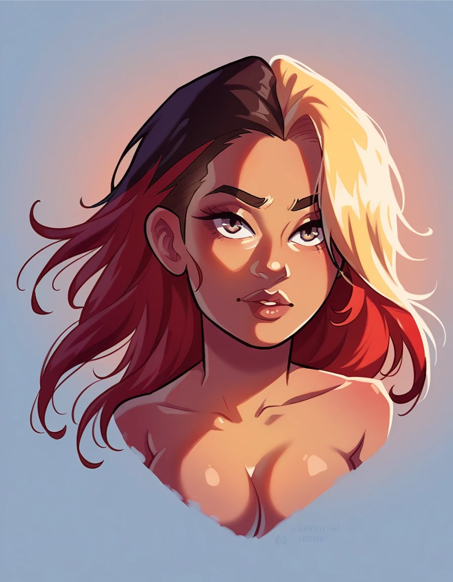 a beautiful busty long blonde brunette black red hair Asian African oriental Hispanic German Greek russian woman wearing micro thong, highly detailed portrait, photorealistic, 8k, best quality, detailed eyes, nose, lips, long eyelashes, gorgeous facial features, flawless skin, dynamic pose, cinematic lighting, dramatic shadows, vibrant colors, fantasy art style