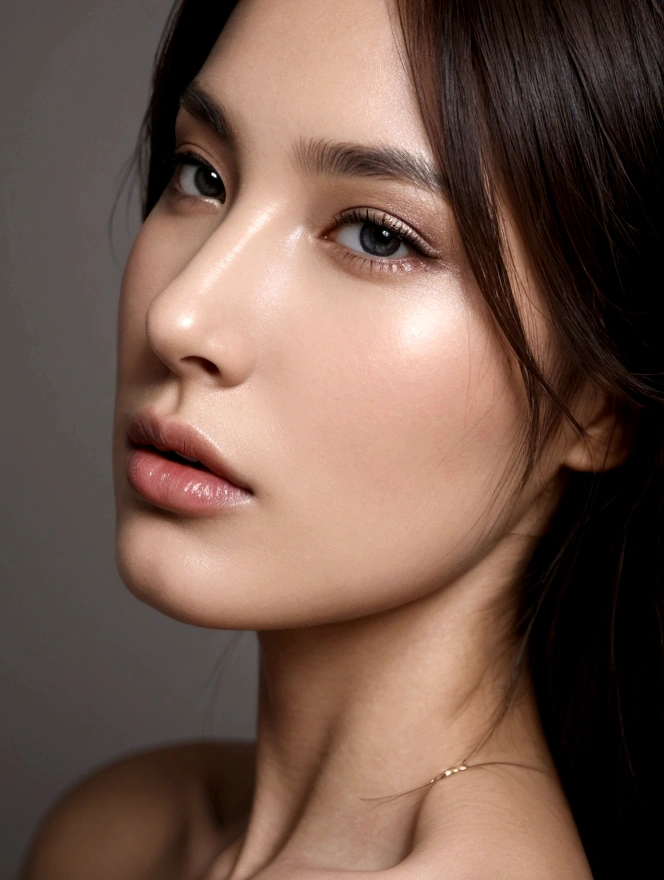 Woman close up, Fashion Model、Model Posing