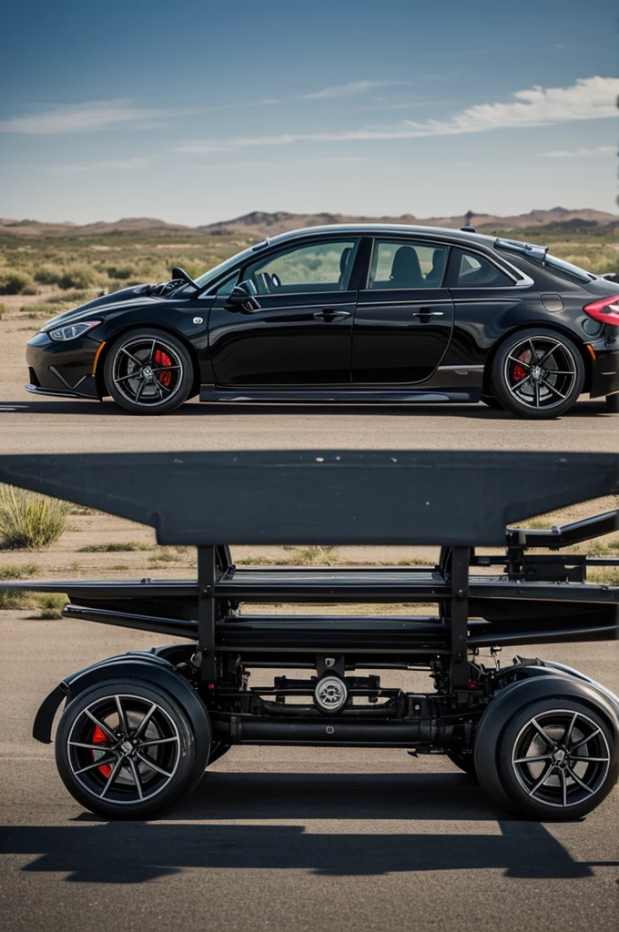 A 10 wheel car