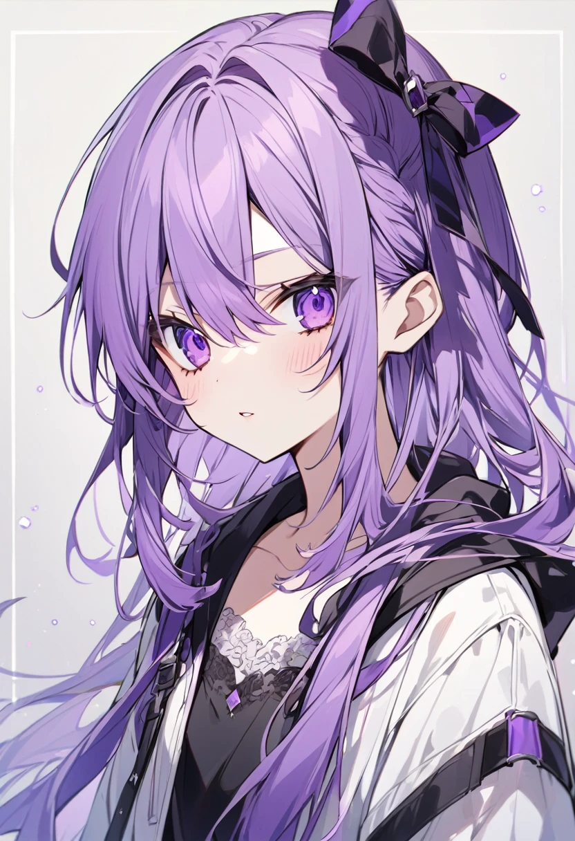 Keito。Purple Eyes。Purple Hair。